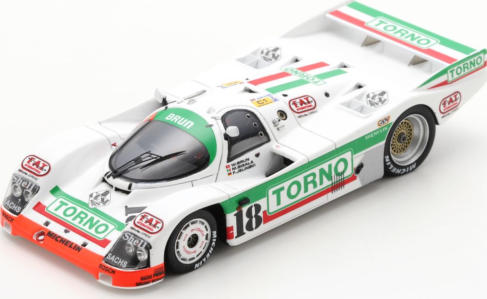 S9871 Spark 1/43 Porsche 962 C #18 24H Le Mans 1986 W. Brun - Sigala